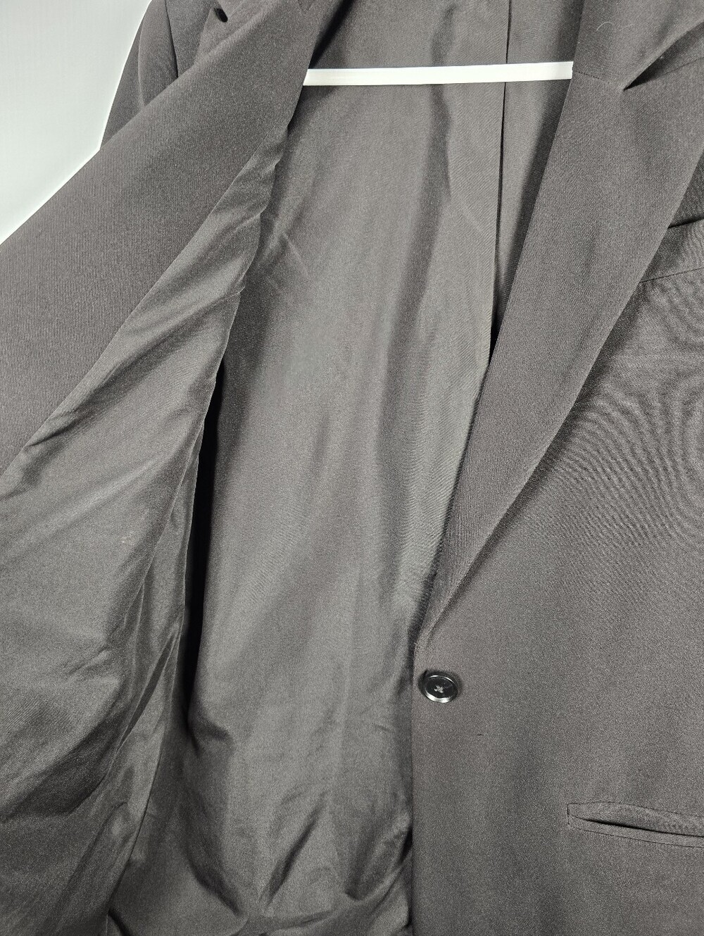 Vince Camuto Black Women's Single-Button Blazer Notch Lapels Size M Office - Picture 8 of 13